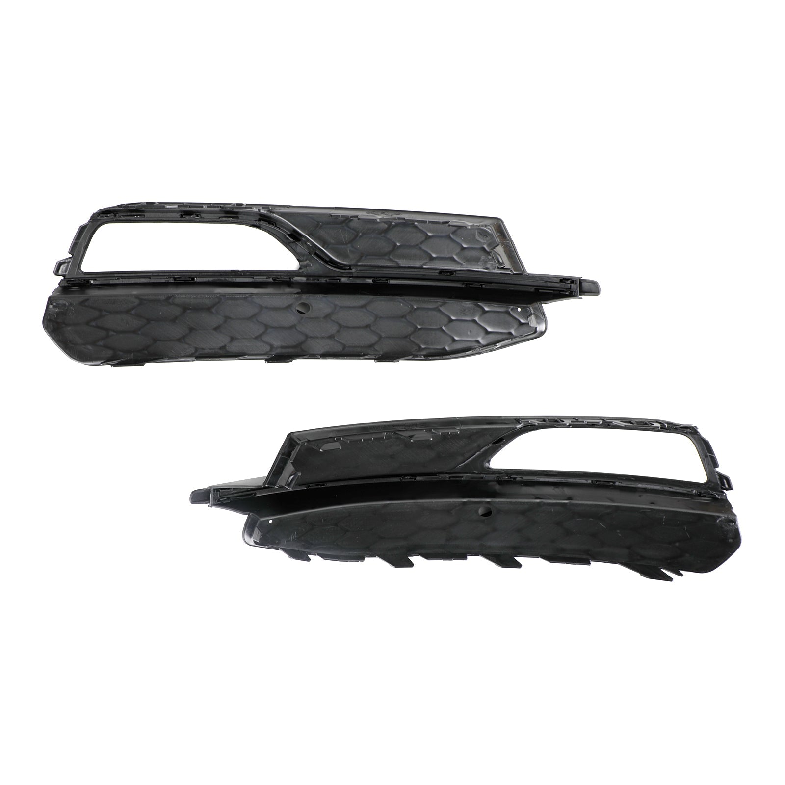 2013-2016 Audi A3 S-Line Lower Bumper Fog Light Cover Grill — Pair (8V3807681G / 8V3807682G)