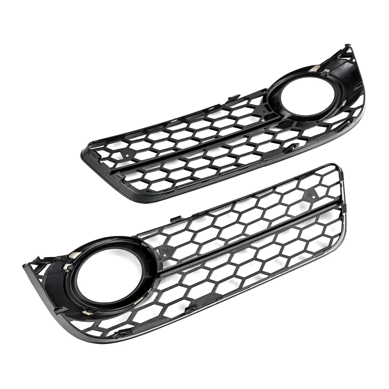 2007-2011 Audi A5 Standard Style Honeycomb Front Fog Lamp Cover Grill — Pair (1522024)