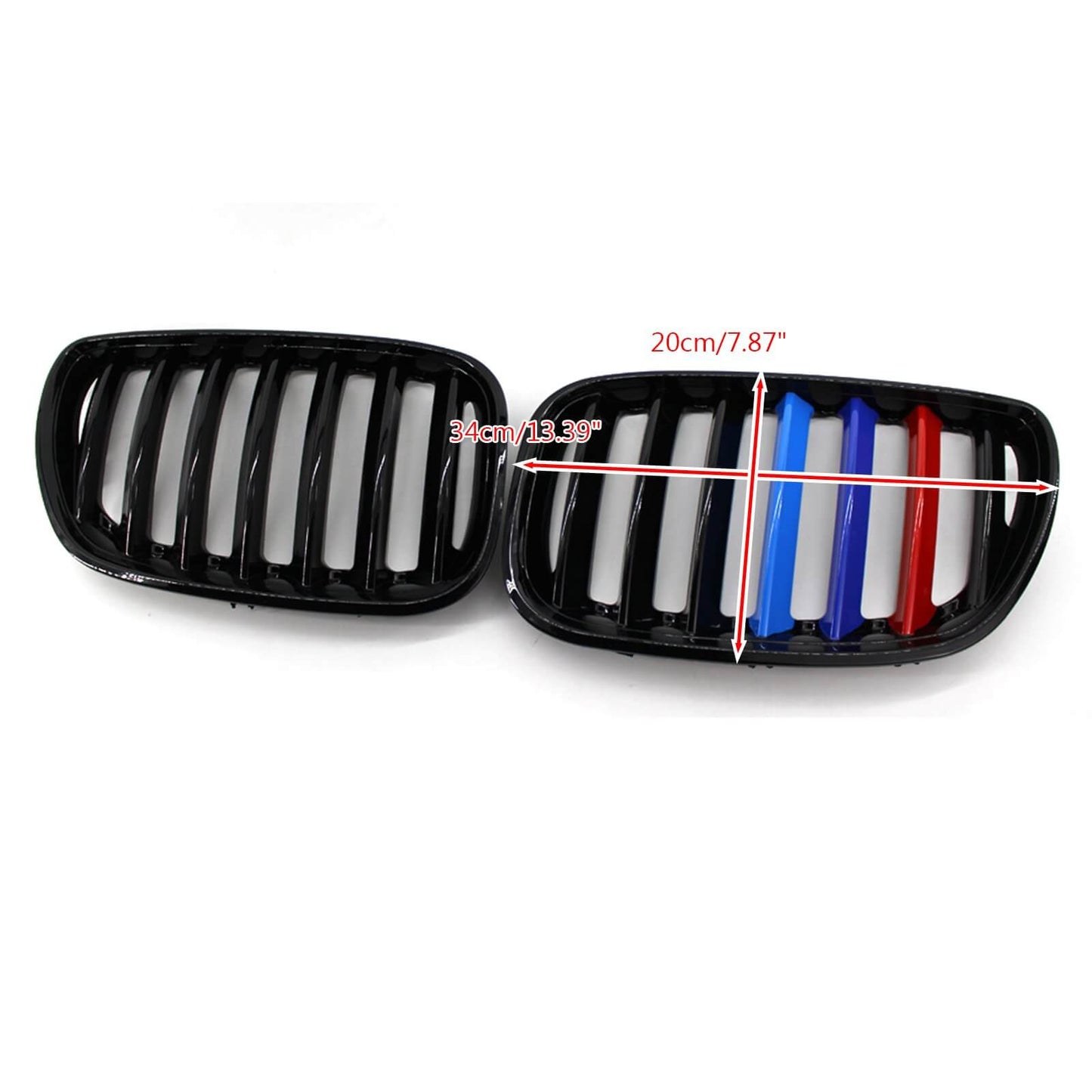 2004-2006 BMW X5 E53 M-Color Gloss Black Front Kidney Grille