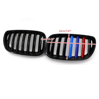 2004-2006 BMW X5 E53 M-Color Gloss Black Front Kidney Grille