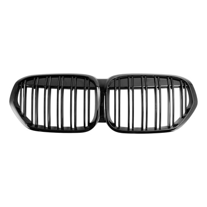 2019-2021 BMW X1 F48 F49 Dual Slat Gloss Black Front Kidney Grille