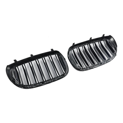 2015-2019 BMW 7 Series G11 Long-Wheelbase Pre-Facelift Black 2-Slat Front Kidney Grille