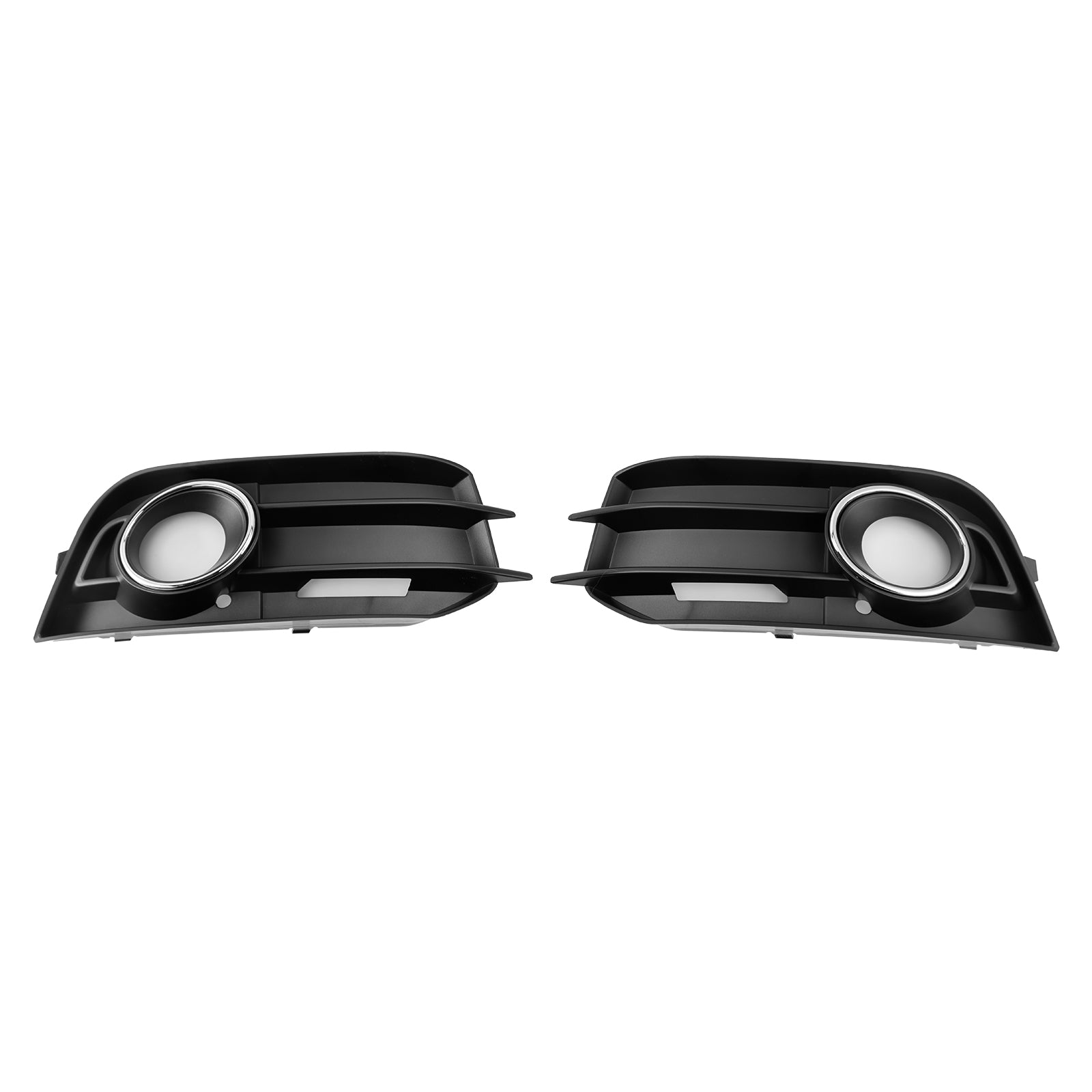 2011-2014 Audi A1 8X Front Bumper Fog Light Grille Cover — Pair (8X0807681A / 8X0807682A)