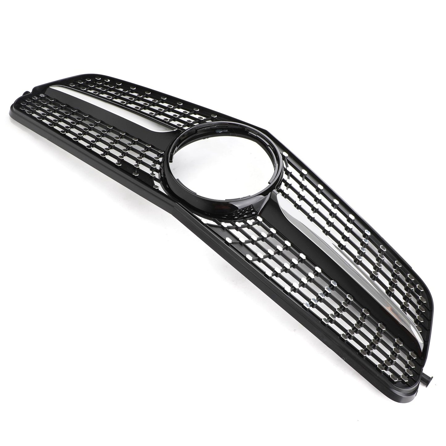 2008-2014 Mercedes-Benz C-Class W204 C180 C200 C300 Diamond Black Chrome Front Grille