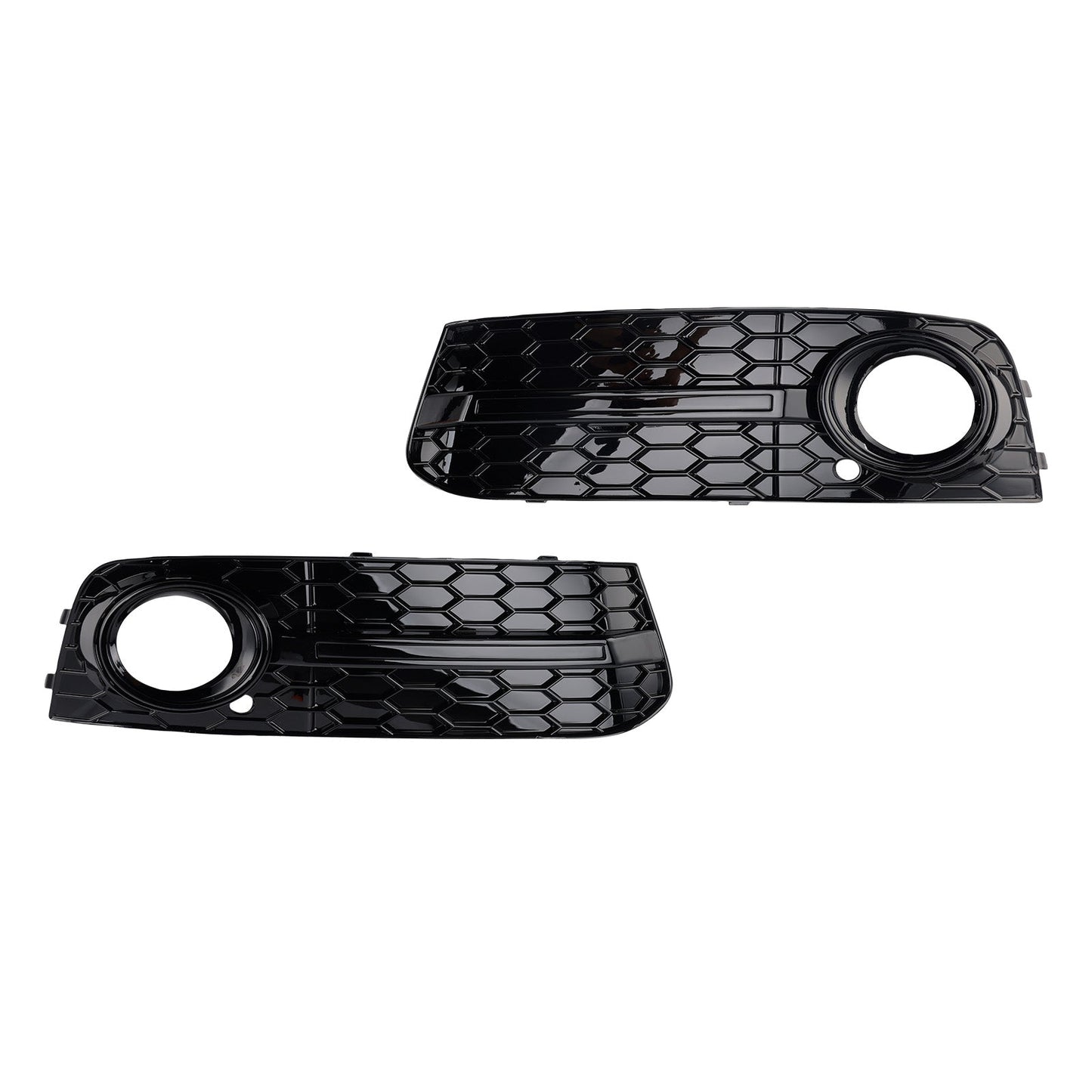 2009-2012 Audi A4 B8 Front Honeycomb Fog Light Grill — Pair (8KD807681)