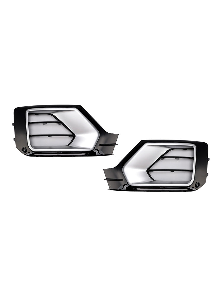 2016-2020 Audi Q2 Front Bumper Fog Lamp Grille — Pair (81A807681G)