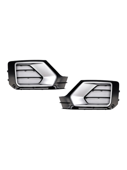 2016-2020 Audi Q2 Front Bumper Fog Lamp Grille — Pair (81A807681G)