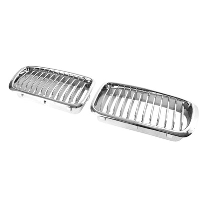 1994-2001 BMW 7 Series E38 Chrome Front Kidney Grille — Pair (51138125811 / 51138125812)