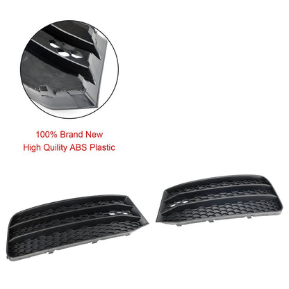 2015-2018 Audi A1 8X Front Bumper Fog Light Cover Grille — Pair (8XA807681B / 8XA807682B)