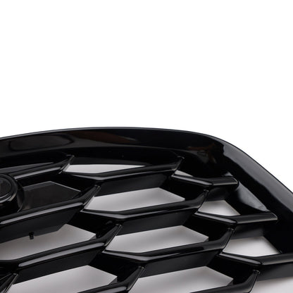 2021-2023 Audi A3 S-Line Black Front Honeycomb Fog Light Grill Cover