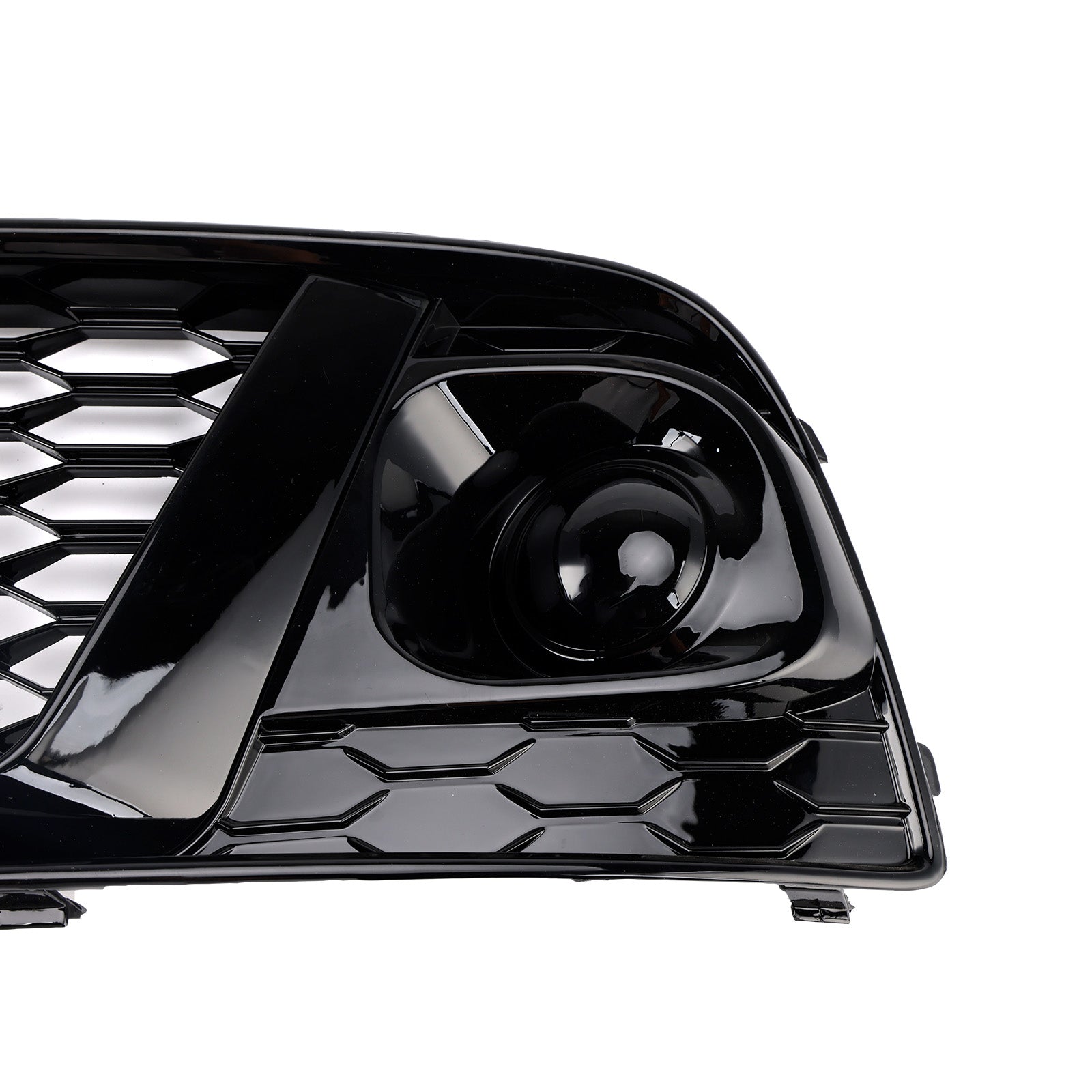 2018-2019 Audi Q5 SQ5 Black Front Honeycomb Fog Lamp Grille Cover