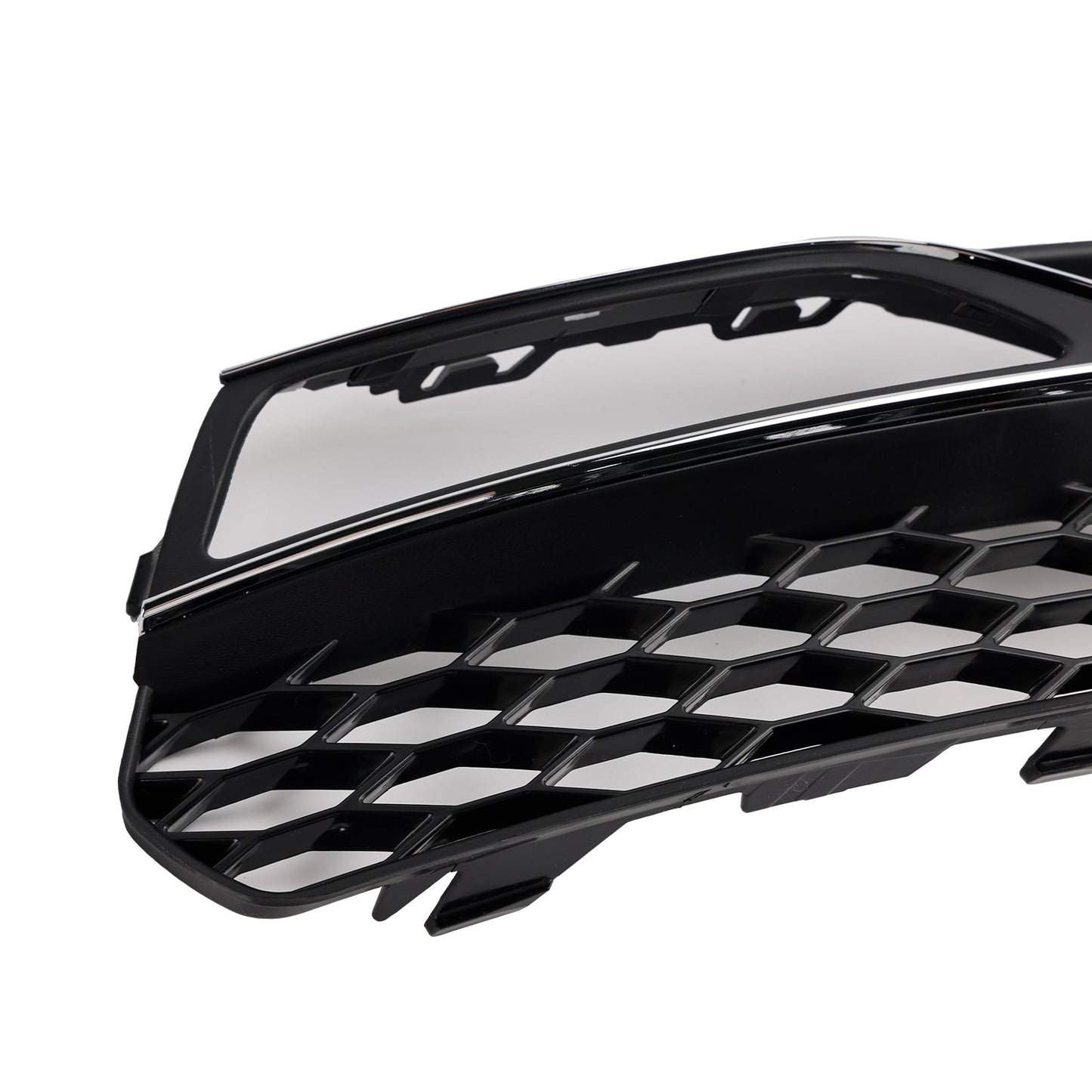 2013-2017 Audi S3 Front Lower Bumper Fog Light Cover Grille — Pair (8V3807681G / 8V3807682G)
