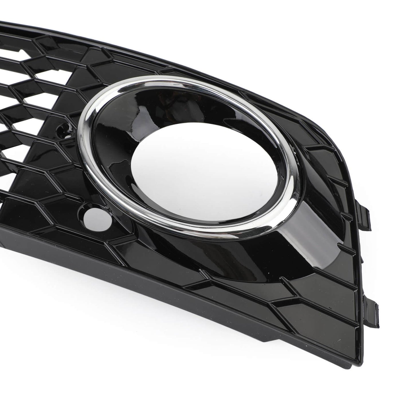 2009-2012 Audi A4 B8 Honeycomb Mesh Fog Light Open Vent Grill Intake — Pair