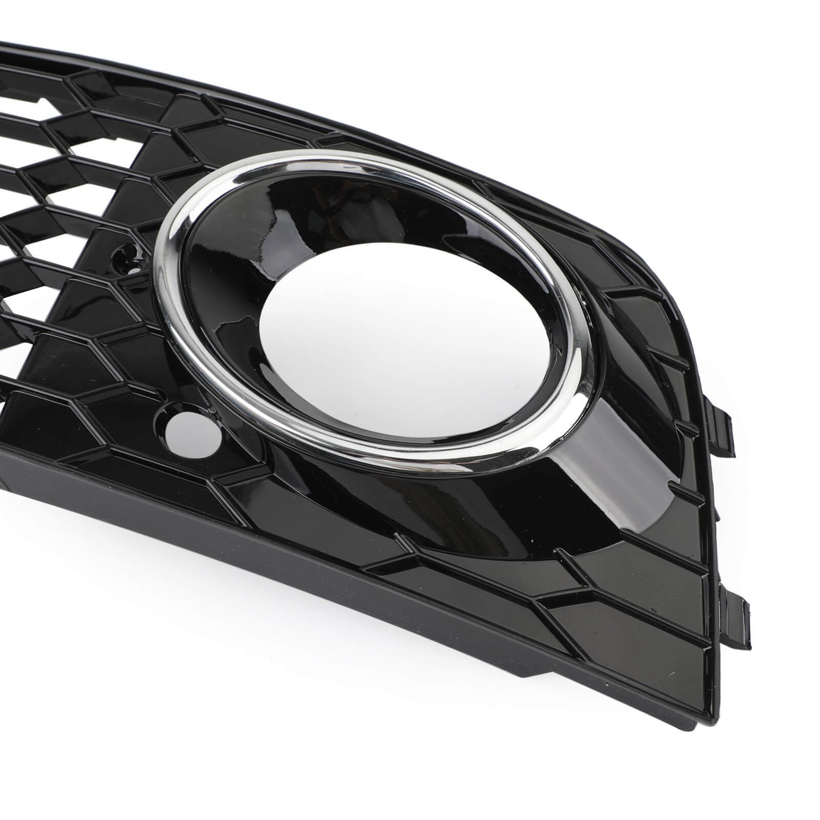 2009-2012 Audi A4 B8 Honeycomb Mesh Fog Light Open Vent Grill Intake — Pair