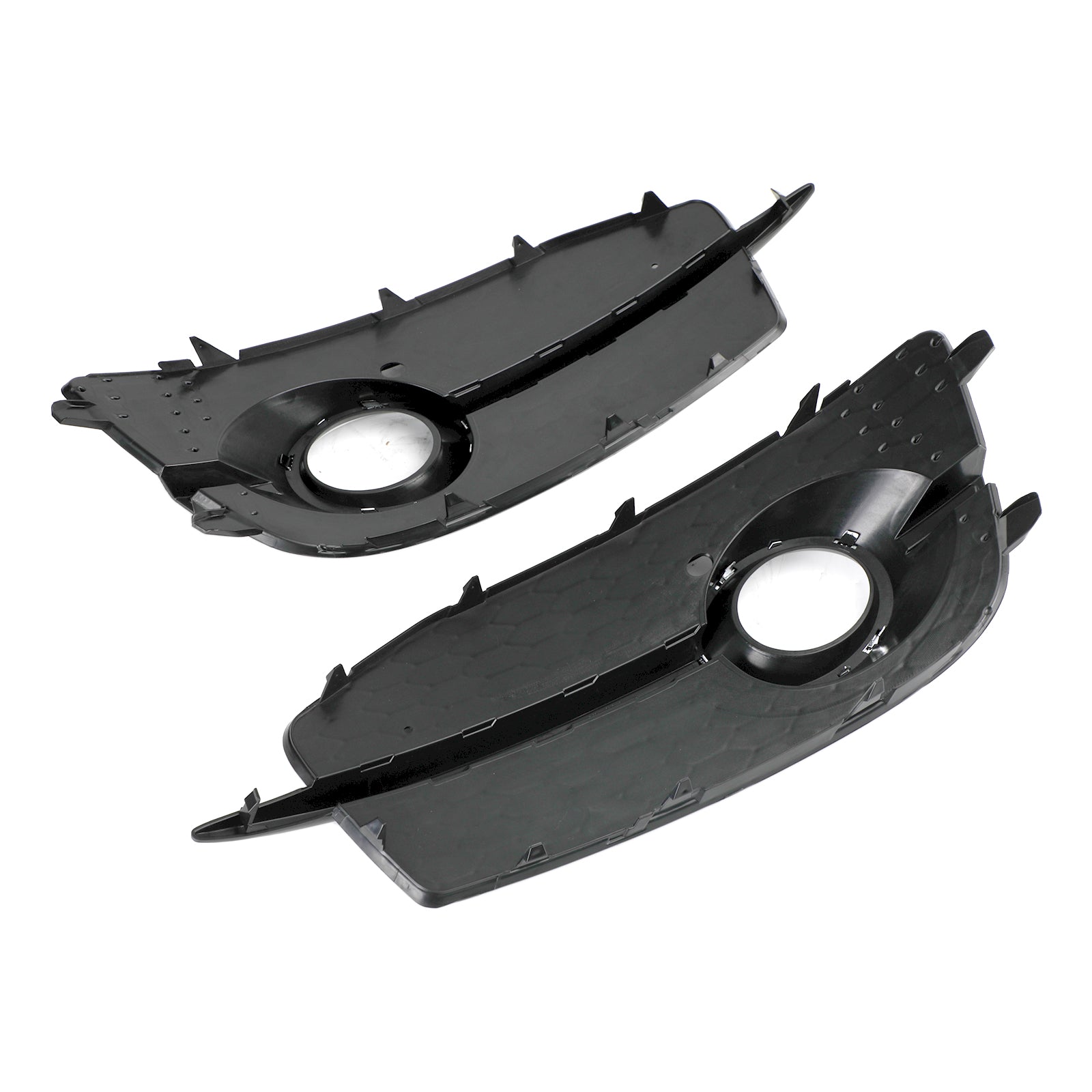 2012-2014 Audi Q3 S-Line Front Bumper Fog Light Grill — Pair (8U0807681DSP9)