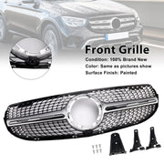 2020-2022 Mercedes-Benz GLC-Class X253 GLC250 GLC300 Diamond Front Bumper Grille