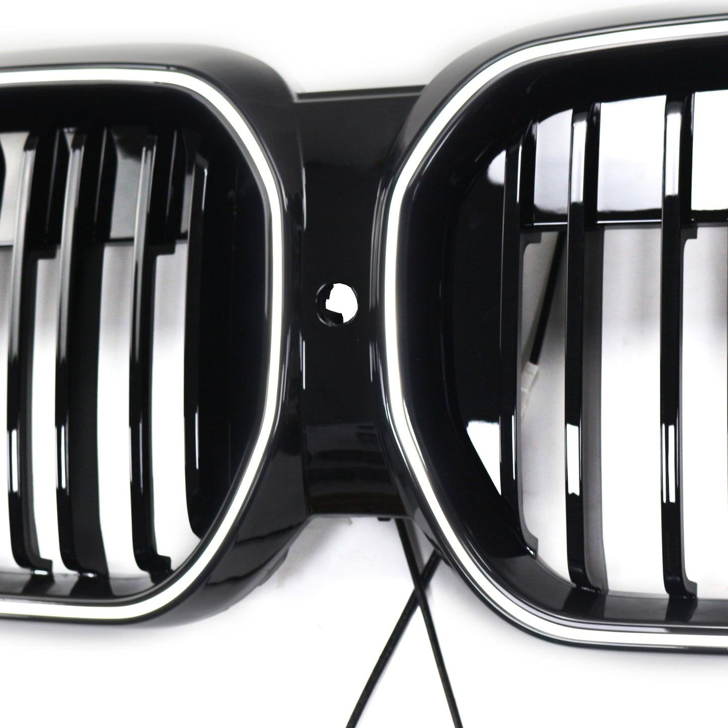 2022-2024 BMW iX3 G08 LCI Double Slat Black Front Kidney Grille