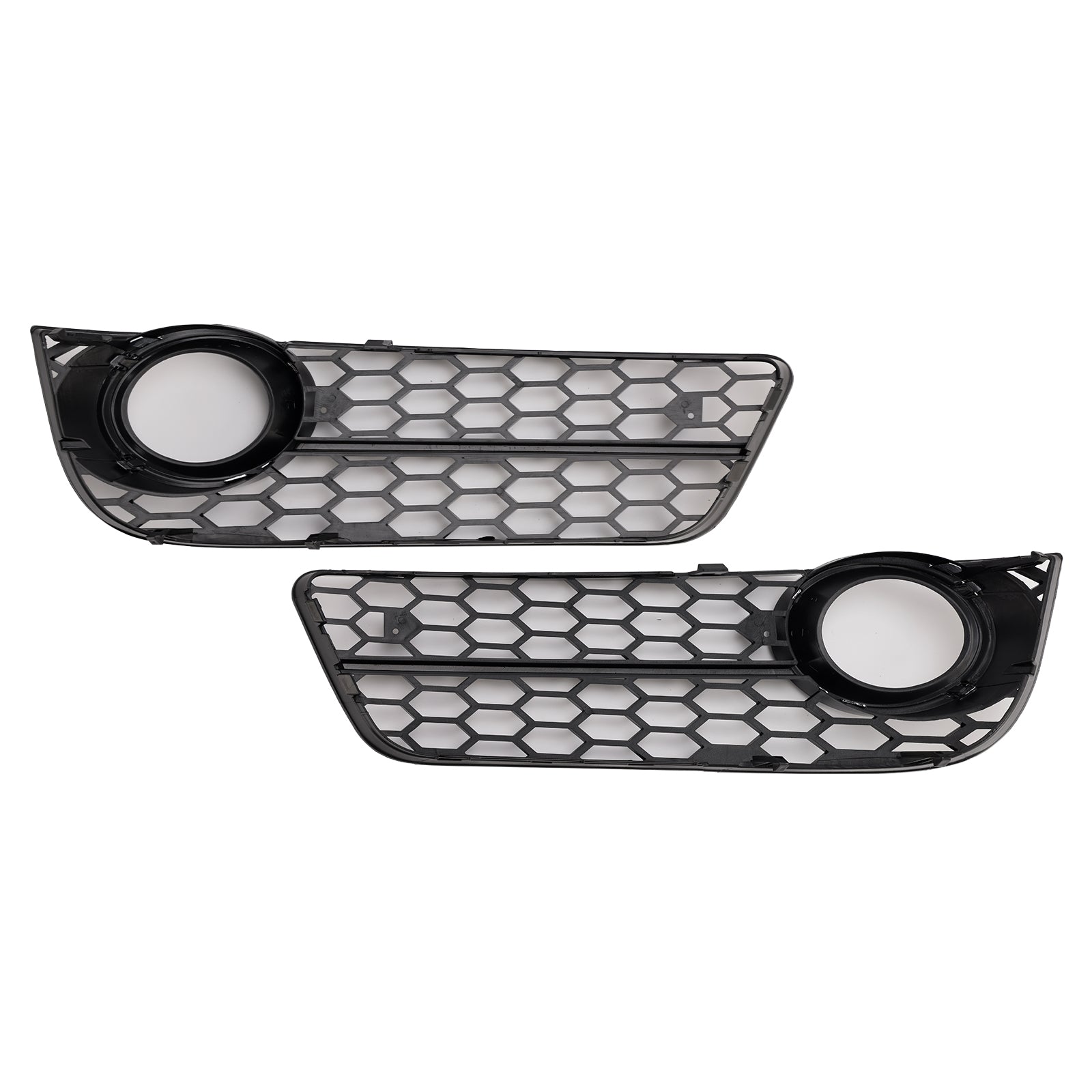 2007-2011 Audi A5 Standard Style Honeycomb Front Fog Lamp Cover Grille — Pair (1522024)