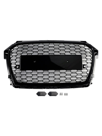 2016-2019 Audi A1 S1 8X Facelift RS Style Black Honeycomb Front Bumper Grille