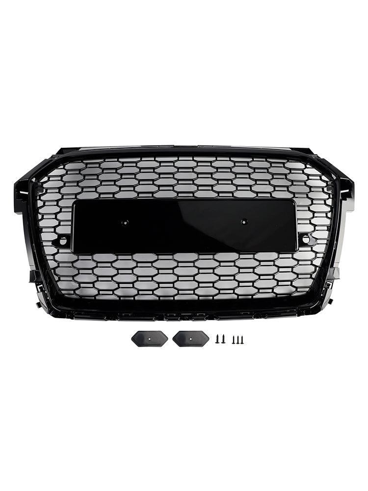 2016-2019 Audi A1 S1 8X Facelift RS Style Black Honeycomb Front Bumper Grille