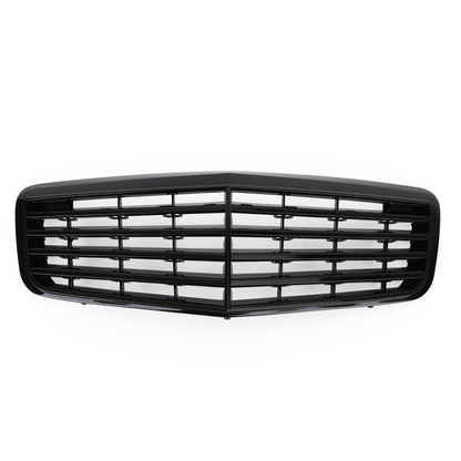 2007-2009 Mercedes-Benz E-Class W211 E350 E500 E63 Gloss Black Front Bumper Grille