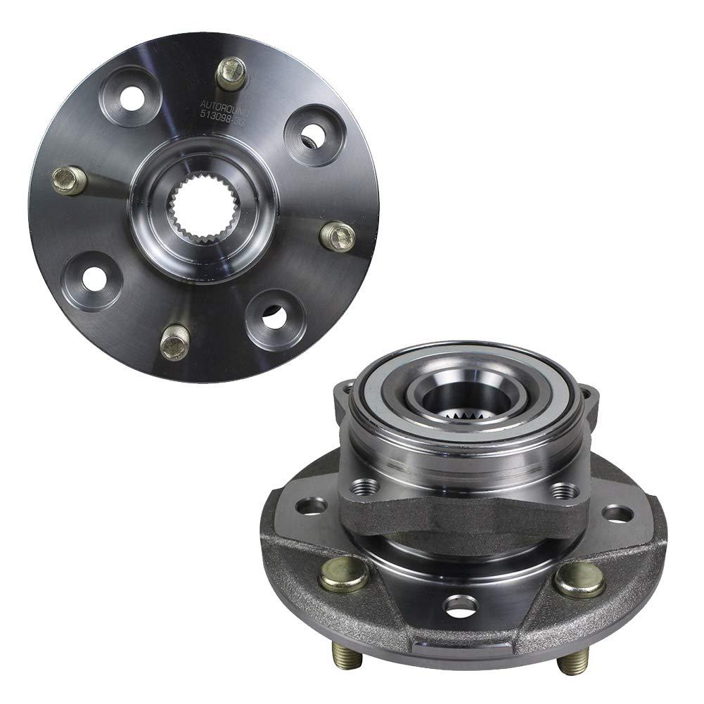 2Pcs Front Wheel Hub Bearing Assembly for 1990-1997 Honda Accord, 1997 Acura CL