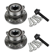2Pcs Front & Rear Wheel Hub Bearing Assembly for 2006-2018 Audi, Volkswagen