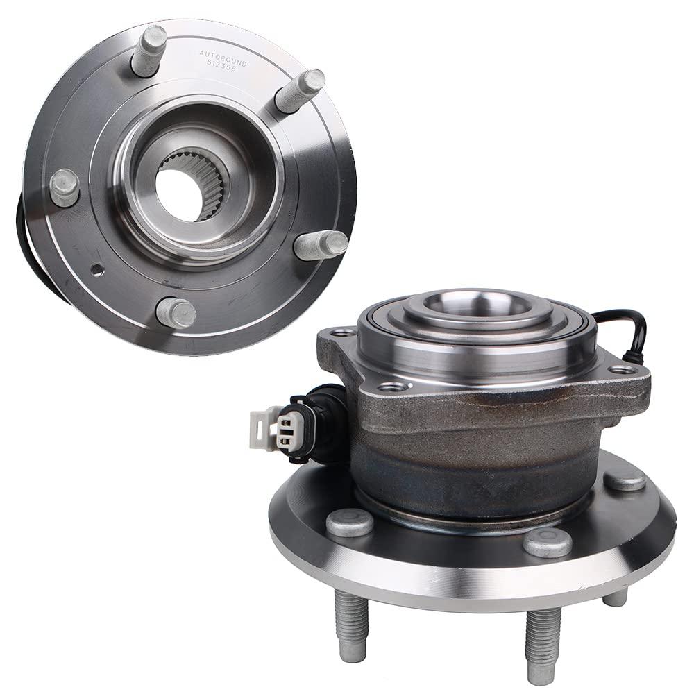 2Pcs Rear Wheel Hub Bearing Assembly for 07-09, 12-15 Chevy, 07-09 Pontiac, Suzuki, 08-10 Saturn