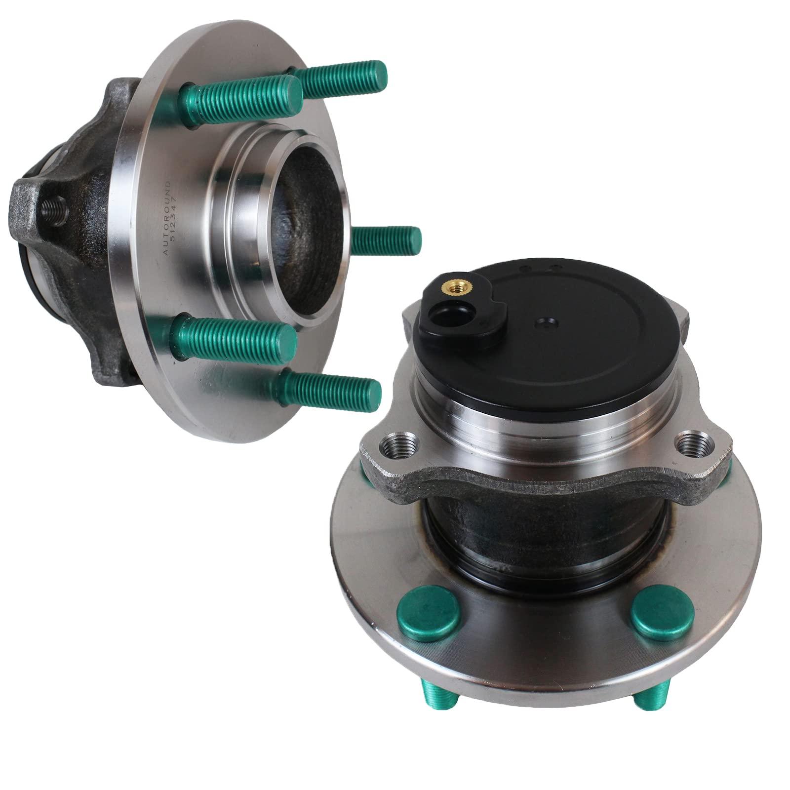2Pcs Rear Wheel Hub Bearing Assembly for 2004-2013 Mazda 3, 2006-2017 Mazda 5