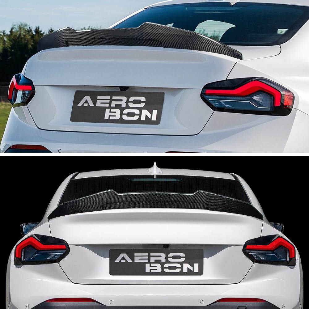 AeroBon CF Trunk Spoiler BMW 2 Series G42 / M2 G87 (2022-2025) H - installed on vehicle