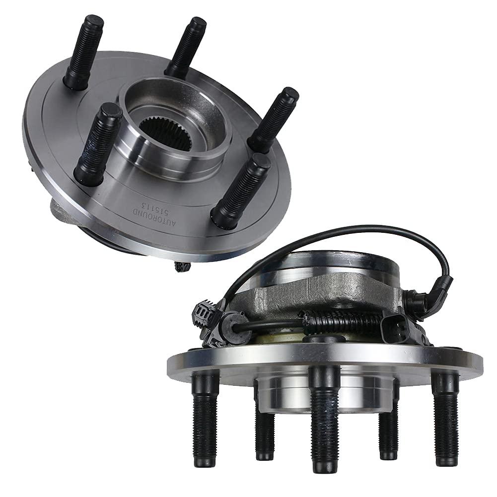 2Pcs Front Wheel Hub Bearing Assembly for 2006-2008 Dodge Ram 1500