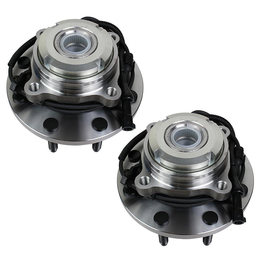 2Pcs Front Wheel Hub Bearing Assembly for 99-04 Ford F250, F350 , 00-02 Excursion, Etc.