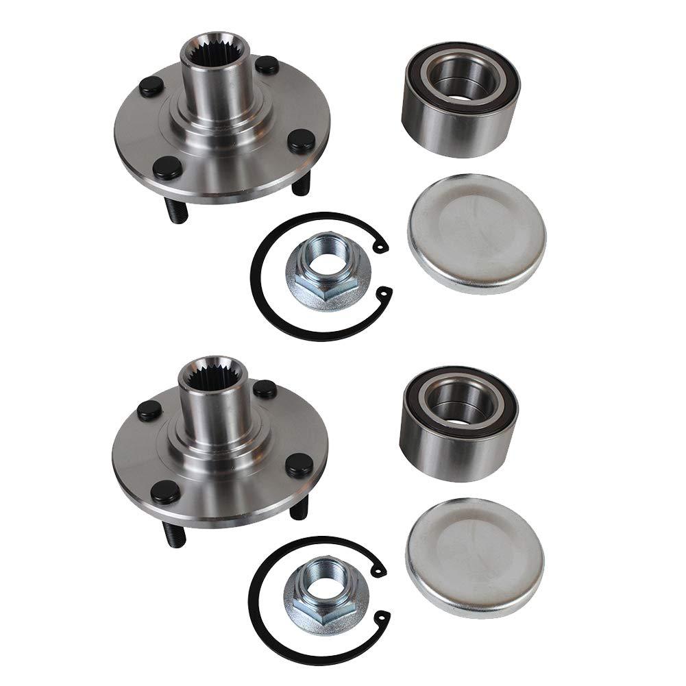 2Pcs Front Wheel Bearing Hub Assembly for 2000-2011 Ford Focus
