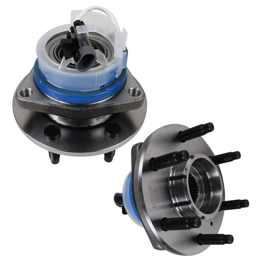 2Pcs Front Wheel Hub Bearing Assembly for 06-09 Chevy, 06-07 Buick, 06-09 Pontiac, 06-07 Saturn