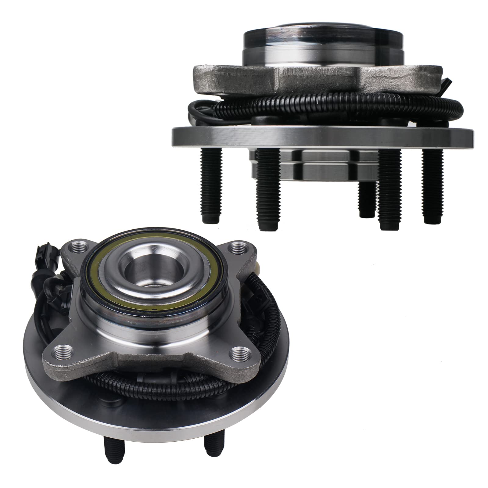 2Pcs Front Wheel Hub Bearing Assembly for 2009-2010 Ford F-150, 6 Lug w/ABS