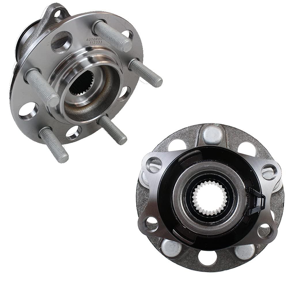 2Pcs Rear Wheel Bearing Hub Assembly for 2007-2017 Jeep Compass, Patriot, 07-08 Dodge Caliber
