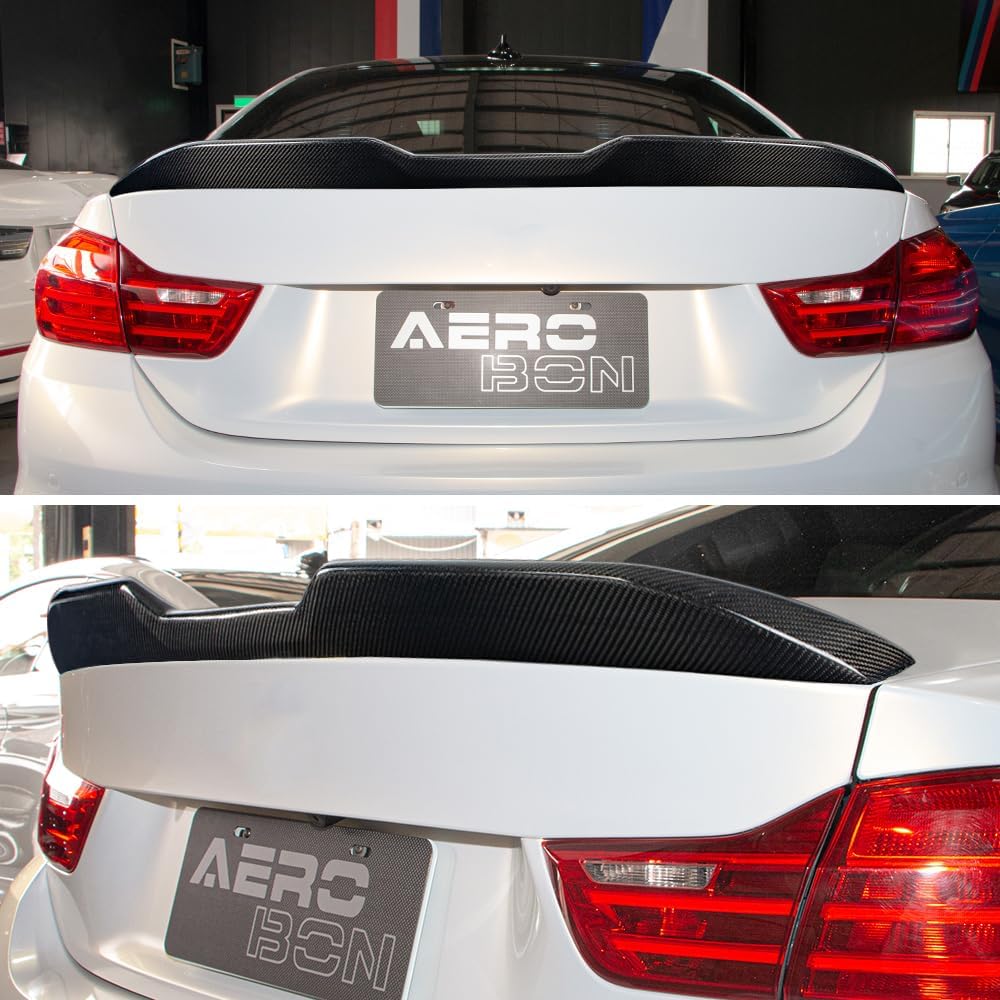 AeroBon Carbon Fiber Trunk Spoiler BMW 4 Series F32 (2013-2020) MP - installed on vehicle