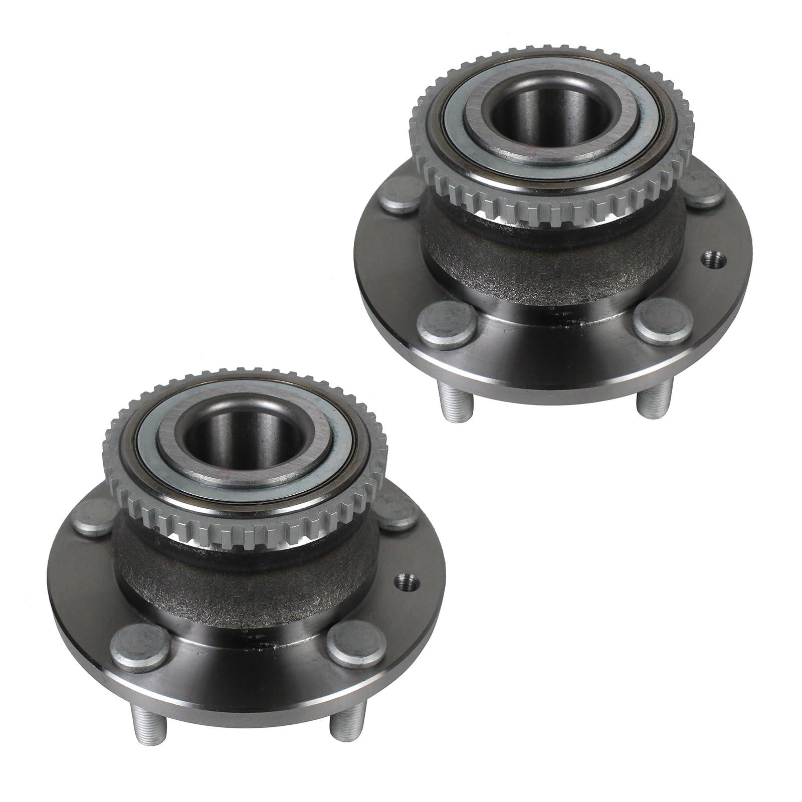2Pcs Rear Wheel Hub Bearing Assembly for 06-12 Ford Fusion, 03-08 Mazda 6, 07-12 Lincoln MKZ, Etc.
