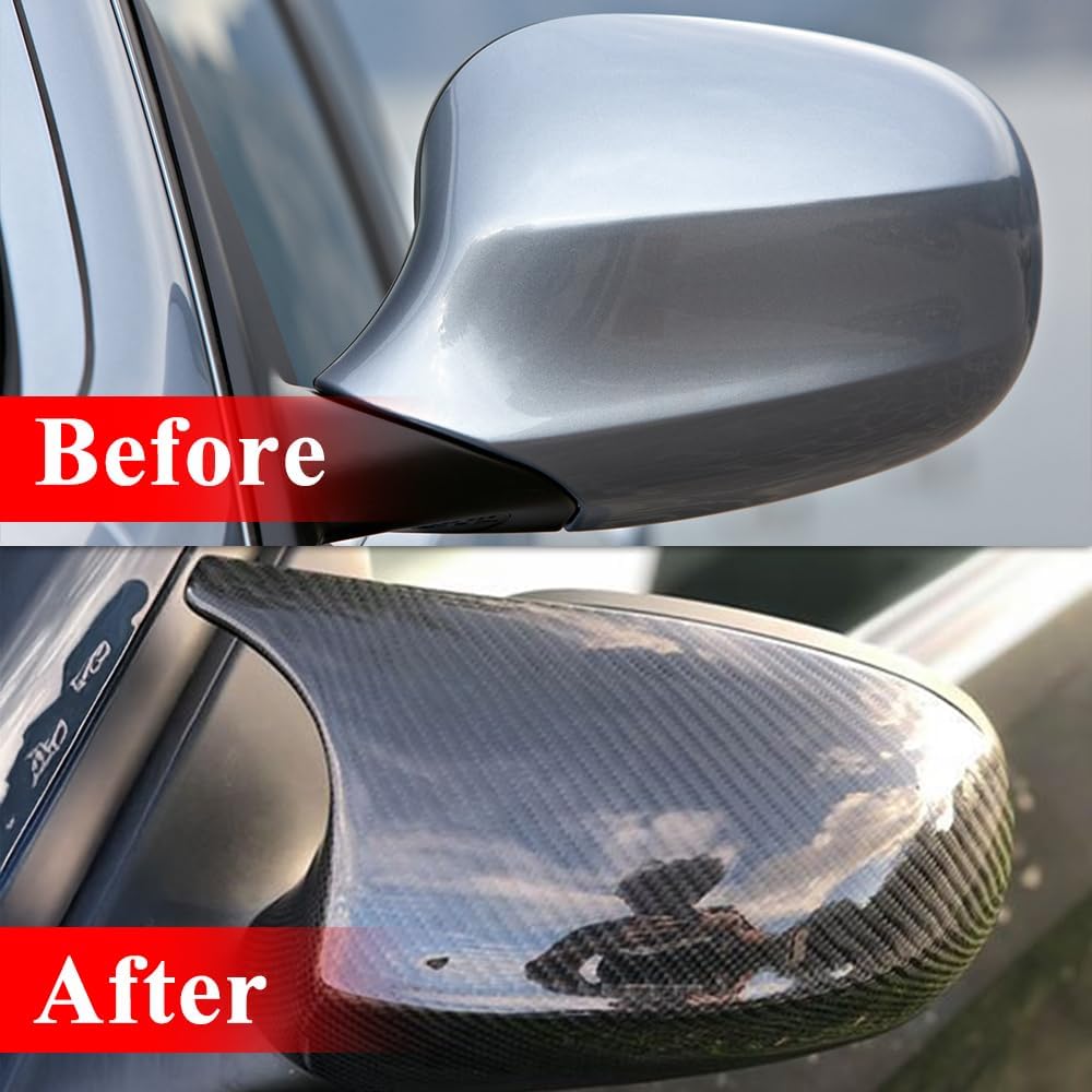 AeroBon CF Mirror Caps BMW E90/E92 & 1 Series E81 (2009-2012) - additional detail view