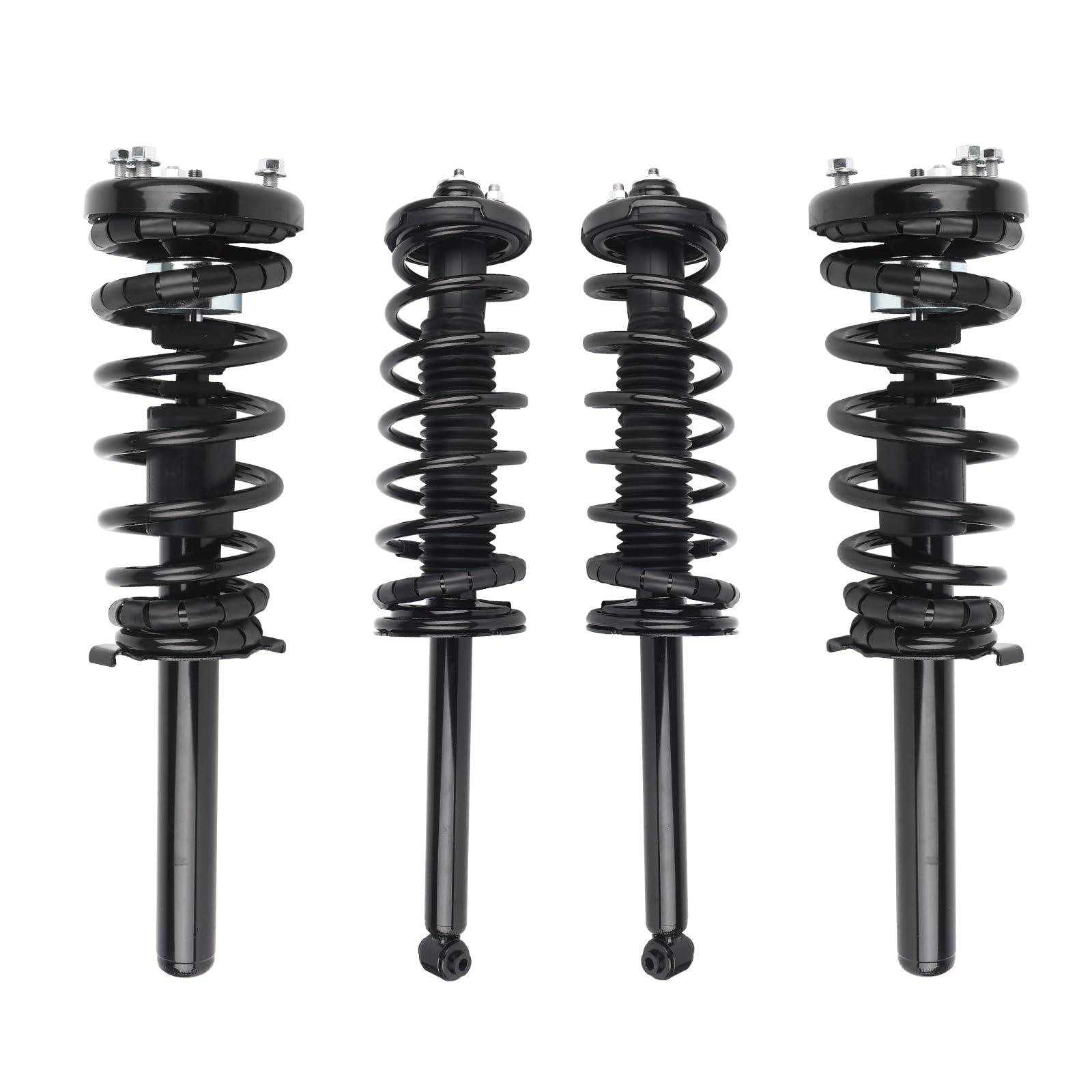 4Pcs Front & Rear Complete Shock Absorber for 1998-2002 Honda Accord