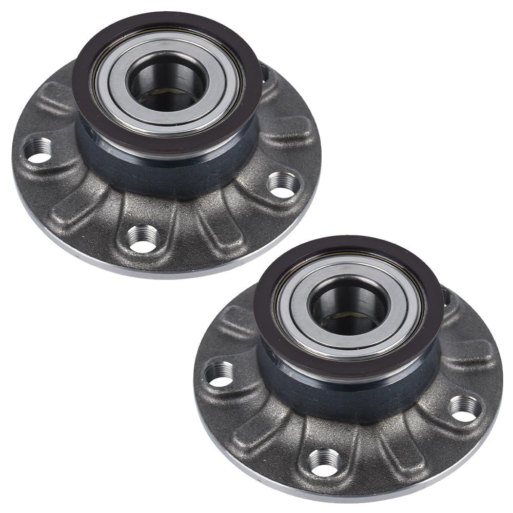 2Pcs Rear Wheel Hub Bearing  Assembly for Audi 2006-2020 A3, 2012-2021 Volkswagen Jetta, Etc.
