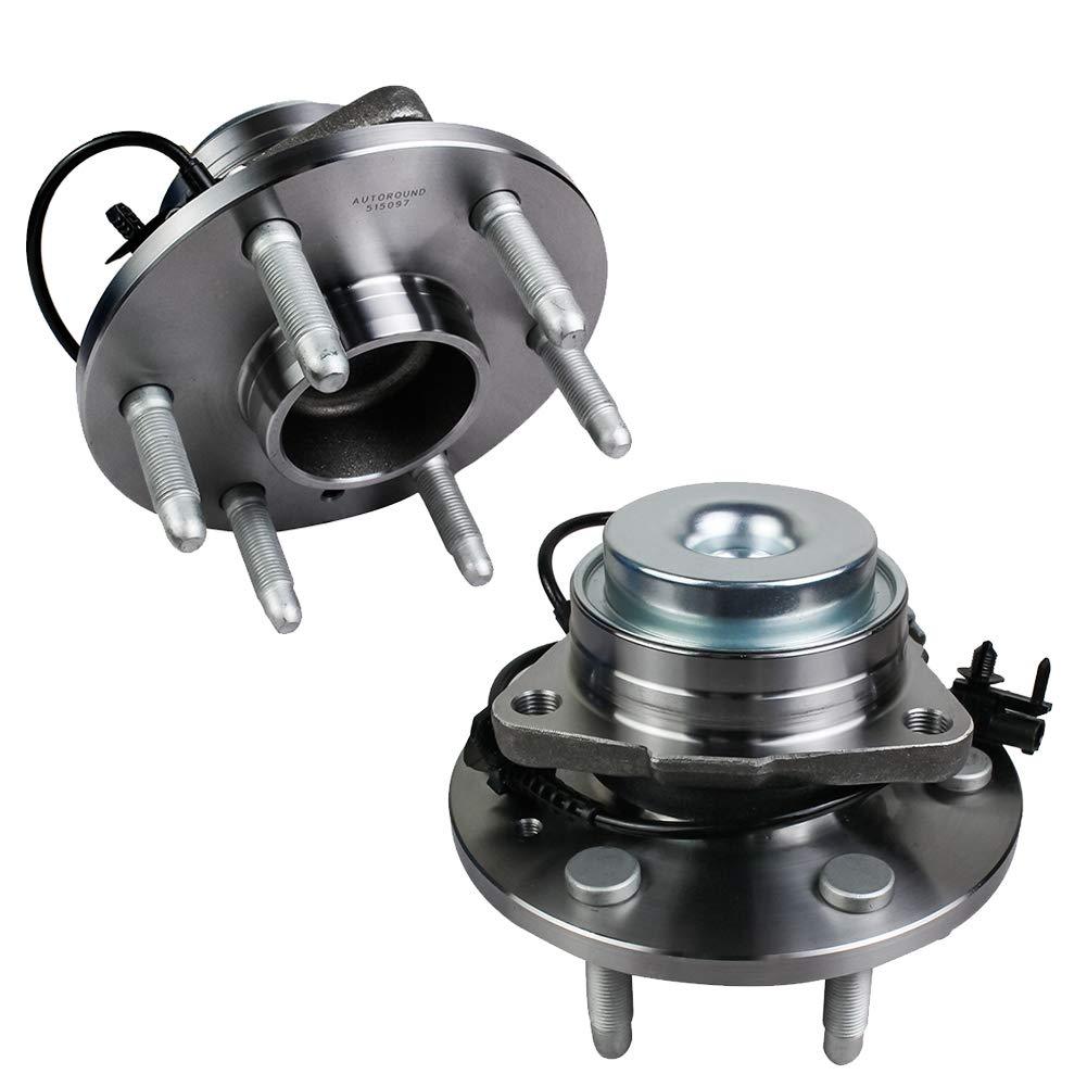 2Pcs 2WD Front Wheel Hub Bearing Assembly for 2007-2014 Cadillac, Chevy, GMC