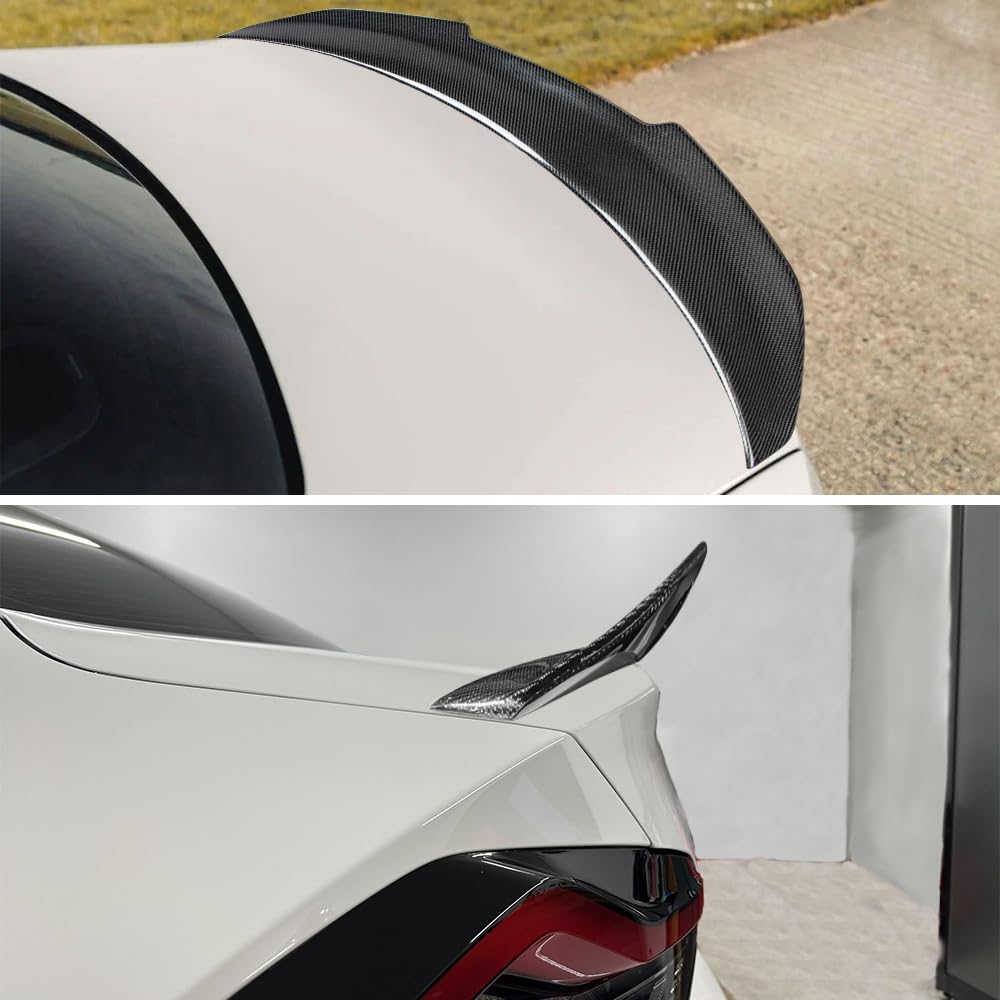 AeroBon CF Trunk Spoiler BMW 2 Series G42 / M2 G87 (2022-2025) H - close-up detail