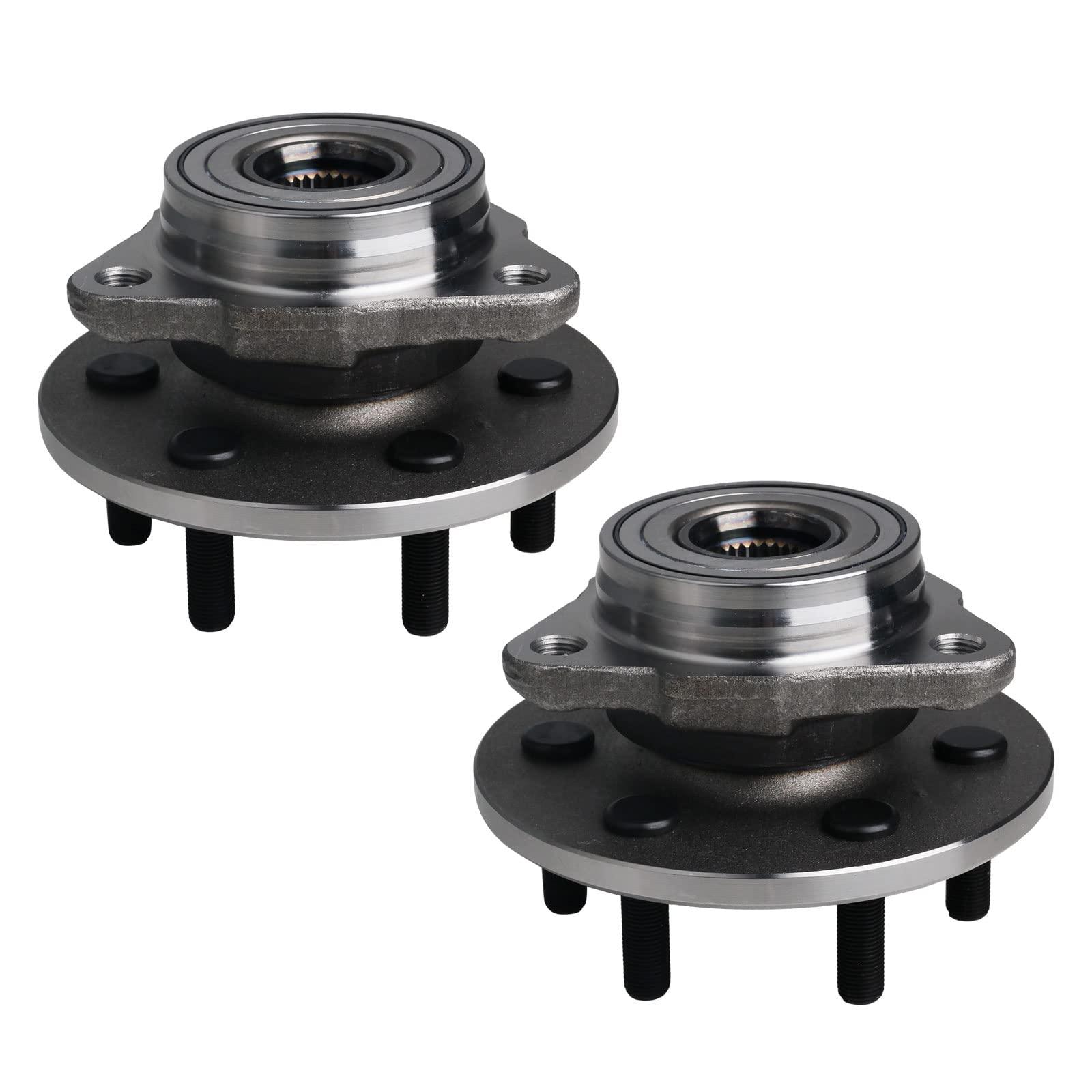 2Pcs Front Wheel Hub Bearing Assembly for 1997-2004 Dodge Dakota, 1998-2003 Durango
