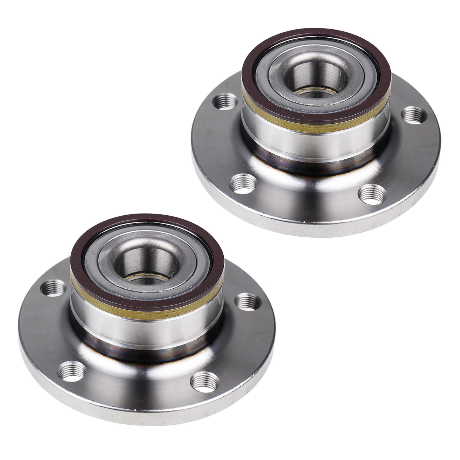 2Pcs Rear FWD Wheel Hub Bearing Assembly for 12-19 VW Beetle, 05-18 VW Jetta Passat CC