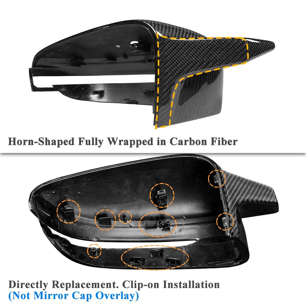AeroBon CF Mirror Caps BMW 4 Series G22/G23/G26 (2021-2025) - product detail view