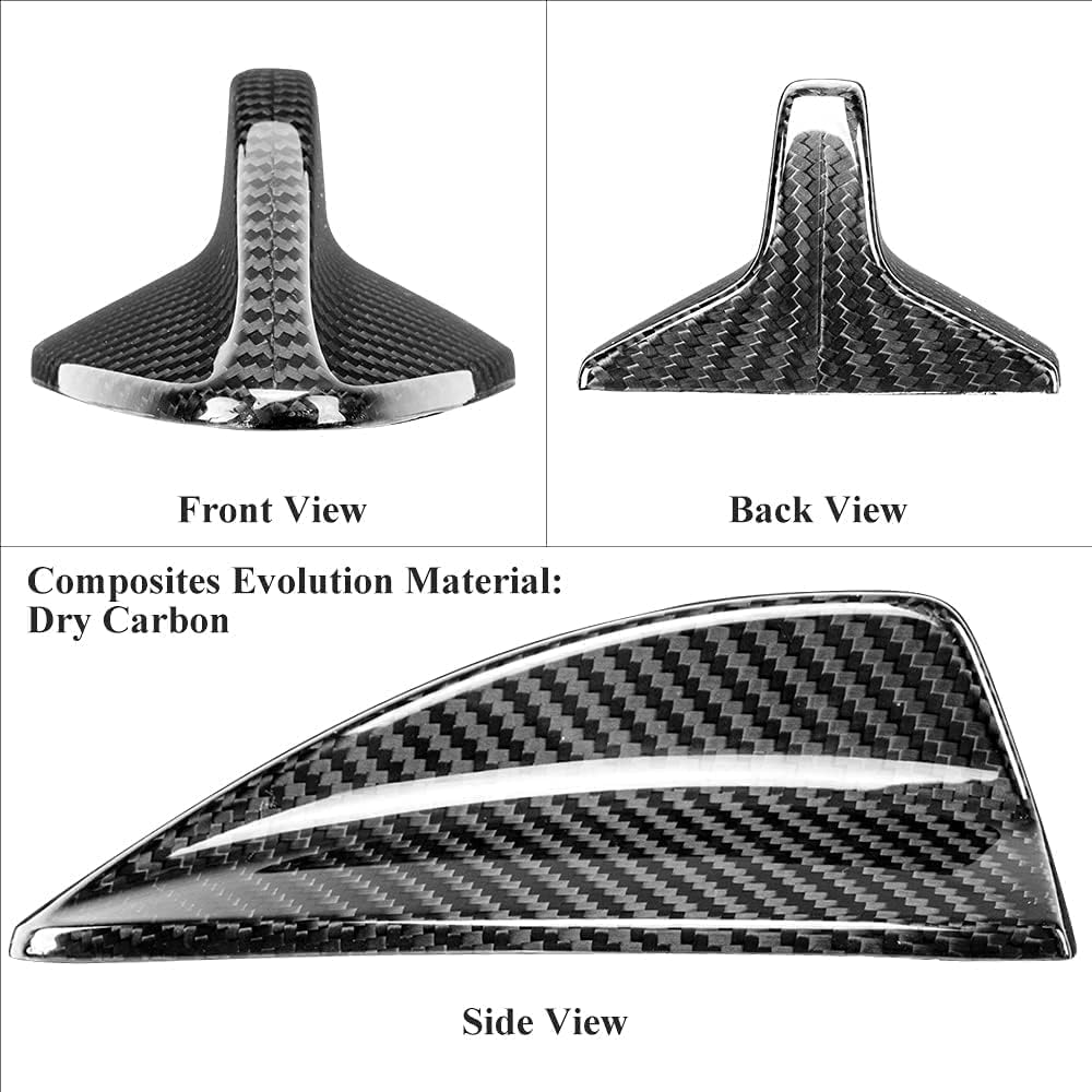 AeroBon CF Antenna Cover BMW 1 Series E82 / 3 Series E90/E92 (2007-2013) - detail close-up