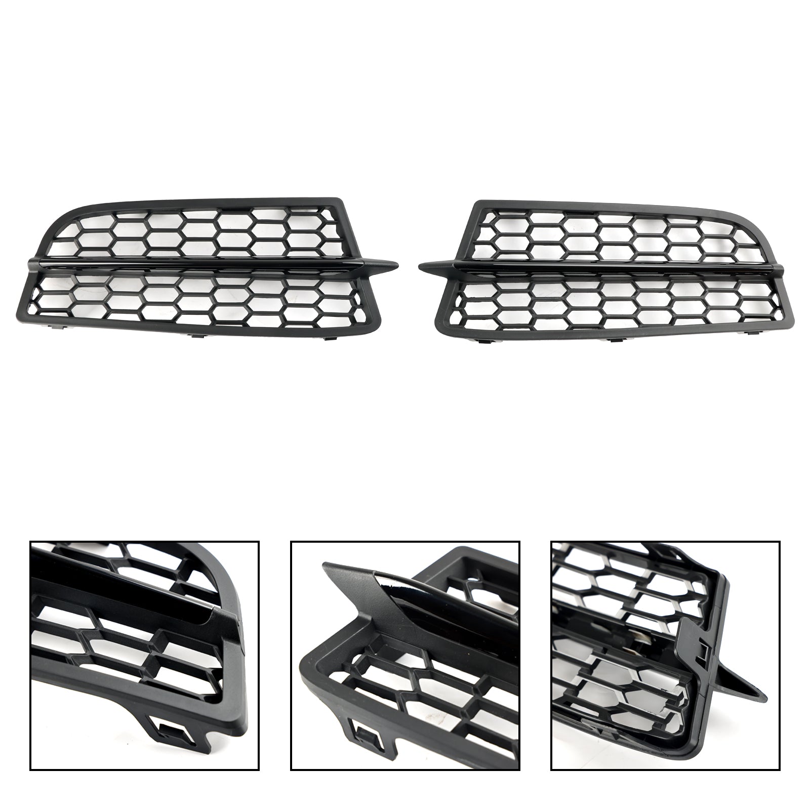 2011-2015 BMW 1 Series F20 F21 M Front Bumper Fog Light Cover Grille — Pair (51118053803 / 51118053804)