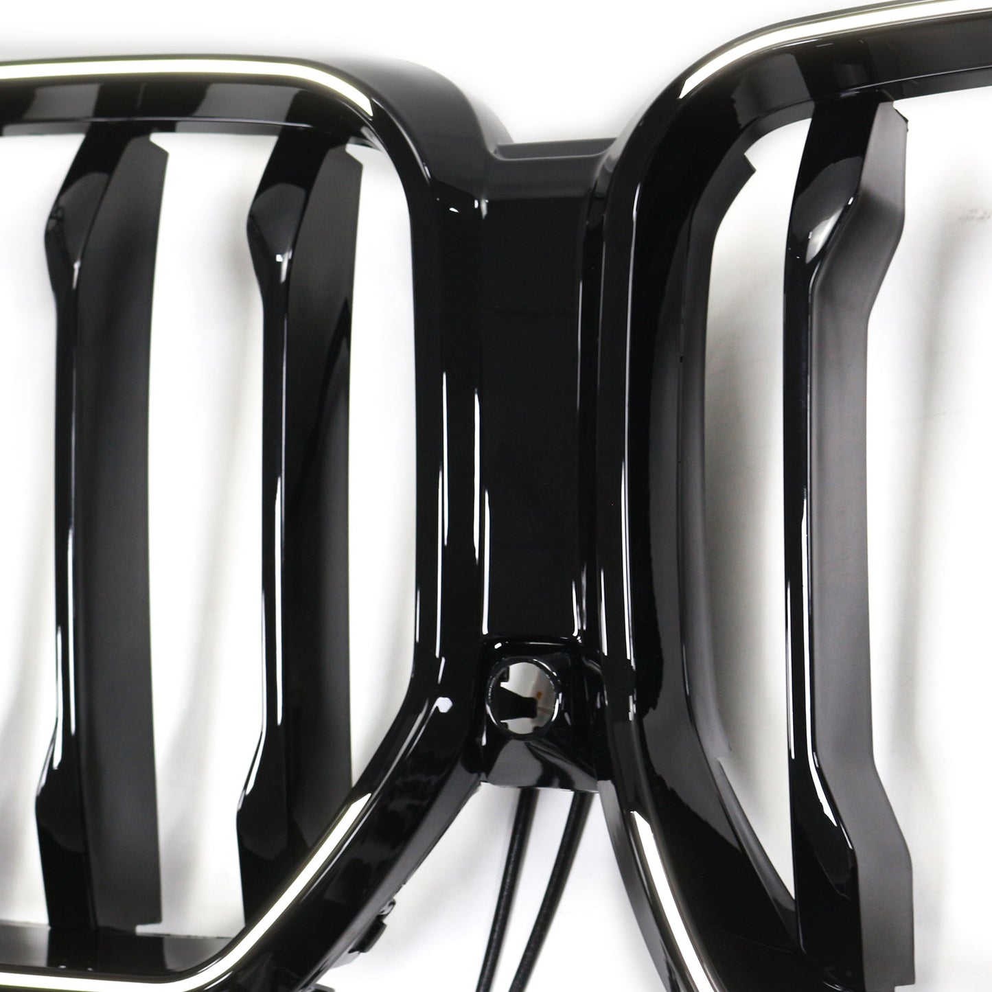 2020-2022 BMW X6 G06 M50i Black Front Bumper Grille with Camera Hole