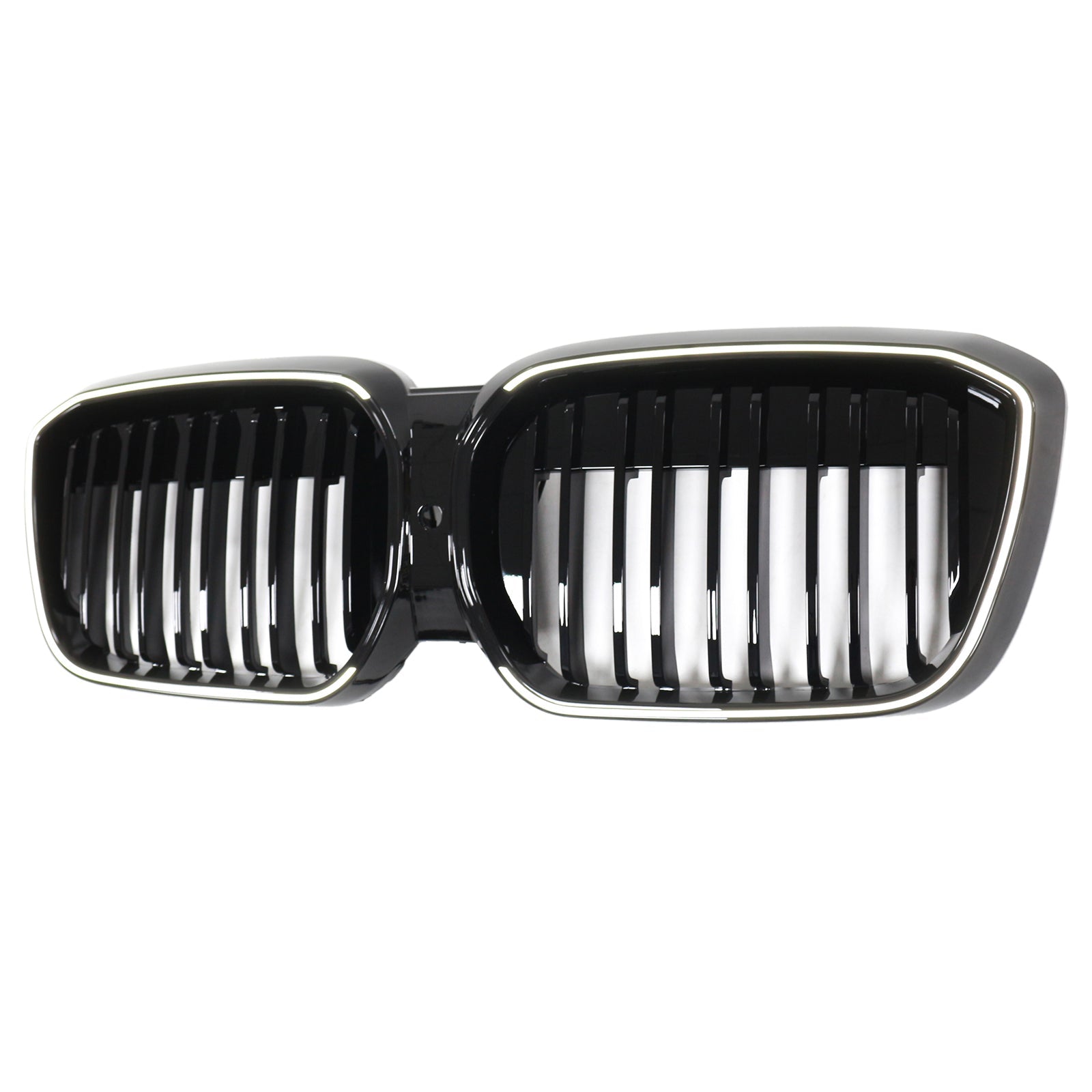 2022-2024 BMW iX3 G08 LCI Double Slat Gloss Black Front Kidney Grille